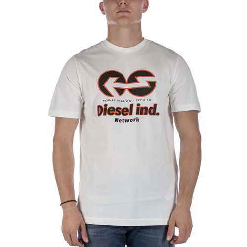 T-Shirt Diesel T-Just E18 Wit