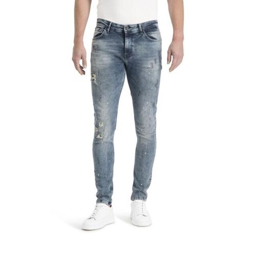 Purewhite The jone w0510 blue denim