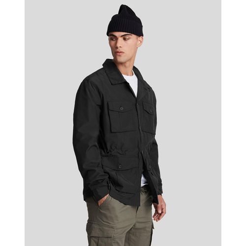 Lyle & Scott gitzwart veldjack