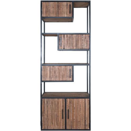 Home67 Kast loek 210 x 80 cm bruin mangohout