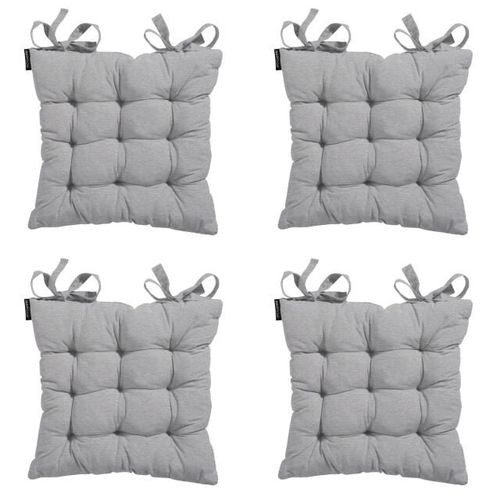 Madison zitkussen toscane napels grey ca. 46x46 cm set van 4