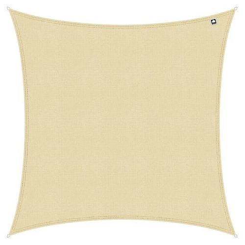 Kopu ® schaduwdoek vierkant 280 gram waterdoorlatend 4x4 m creme