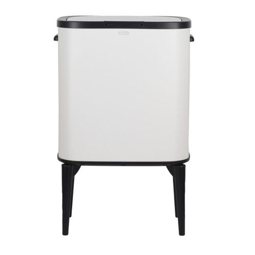 Luzzo ® new york push prullenbak afvalscheiding 2 vakken -