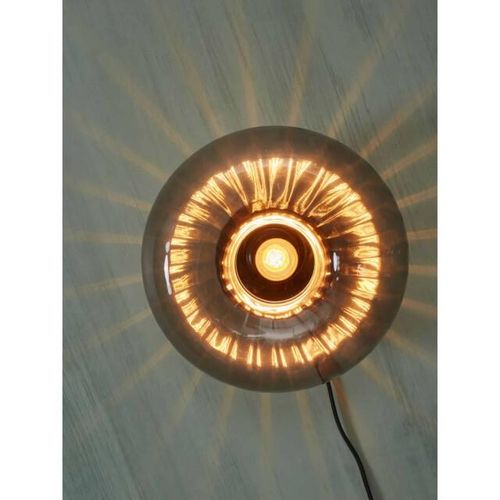 It's about RoMi Wandlamp brussels antraciet Ø27cm