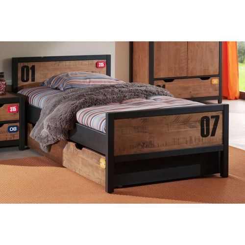 Lucevi alex bed + lattenbodem + rolbed - 90x200 cm