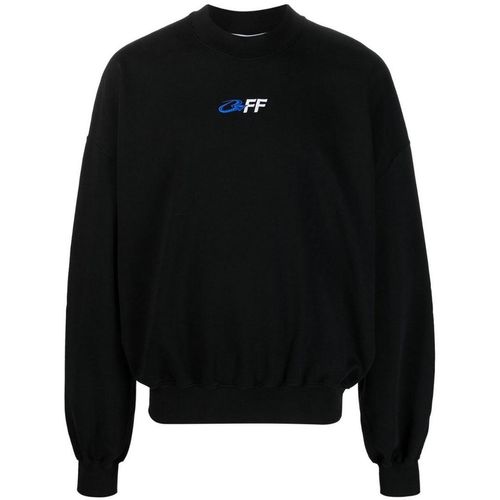Gebroken wit exact tegenovergestelde boxy fit zwart sweatshirt