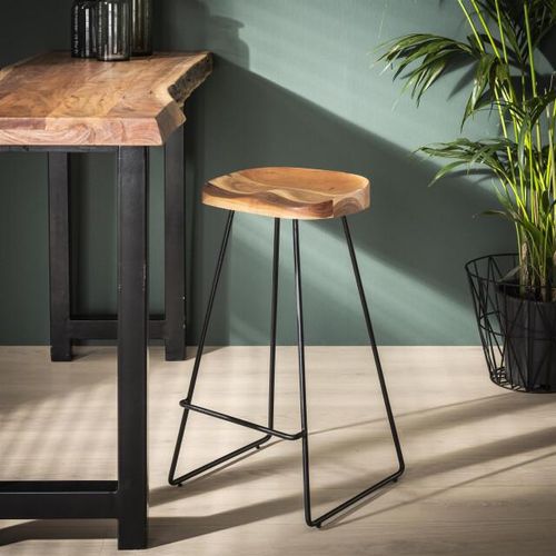 Hoyz Hoyz barstoel houten zitting 4 stuks -