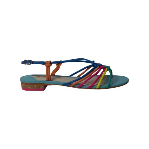 Sophia Webster Rainbow Gestrikte Sandalen in Multikleuren Leer