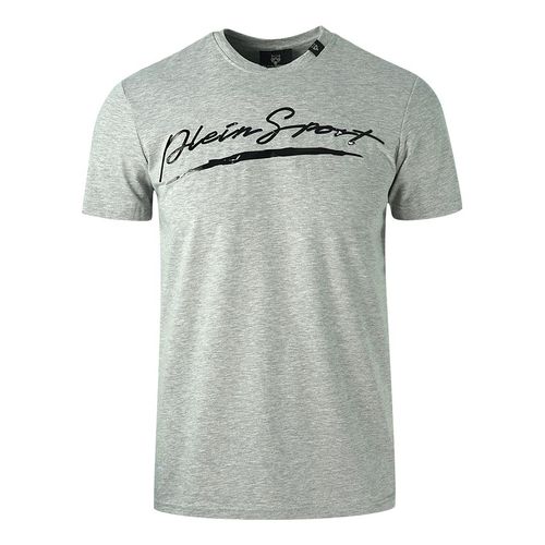 Plein Sport Markenzeichen Logo Grau T-Shirt