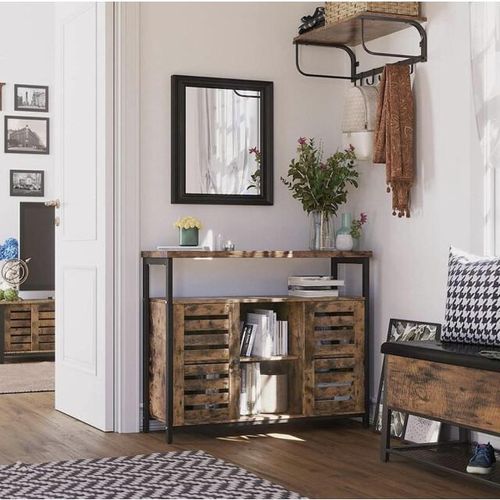 MAZAZU Industrieel dressoir – vintage hout – 100 cm breed