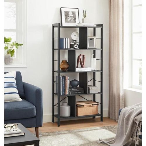 MAZAZU Boekenkast industrieel – – 154,5 cm hoog