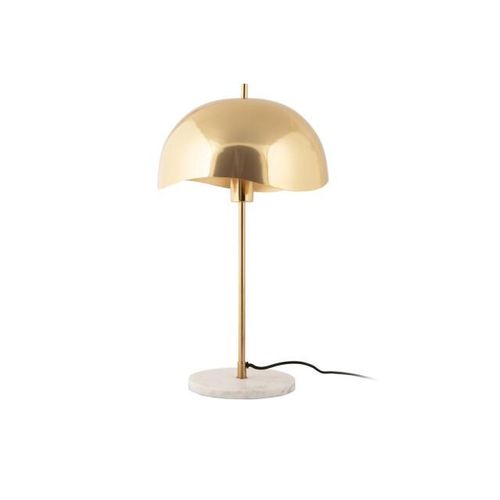 Leitmotiv tafellamp waved dome verguld