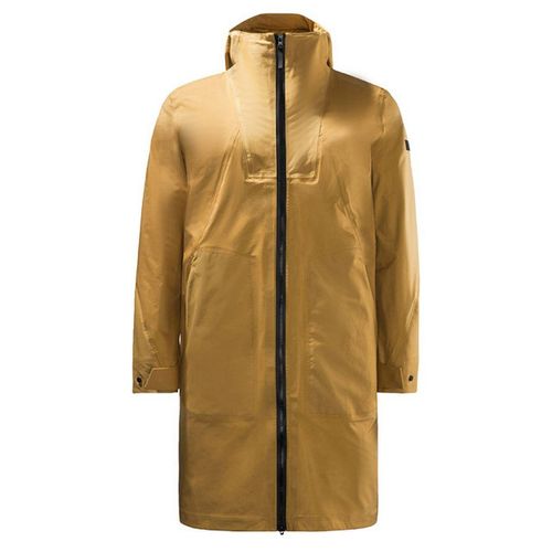 Jack Wolfskin die Regenmenschen braune lange Jacke