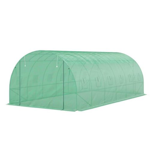 4goodz Foliekas xl 6x3x2 m inloopkas kweektent met 12 ramen -