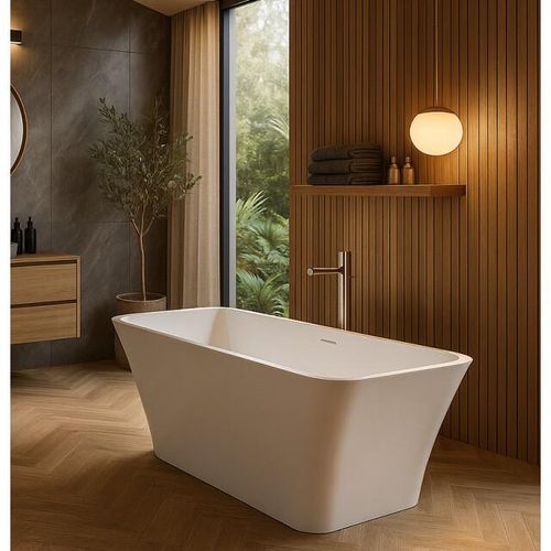 Badplaats Ligbad lily 170 x 75 x 58 cm vrijstaand bad hoogglans