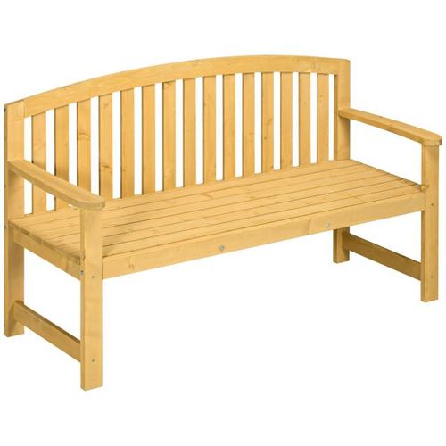 4goodz 2-zits houten tuinbank tot 240 kg belasting 140x50x85 cm