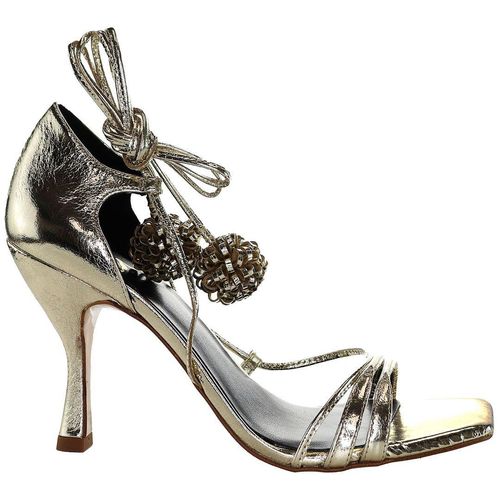 Ted Baker Hilaray Pom Pom Dames Gouden Sandalen