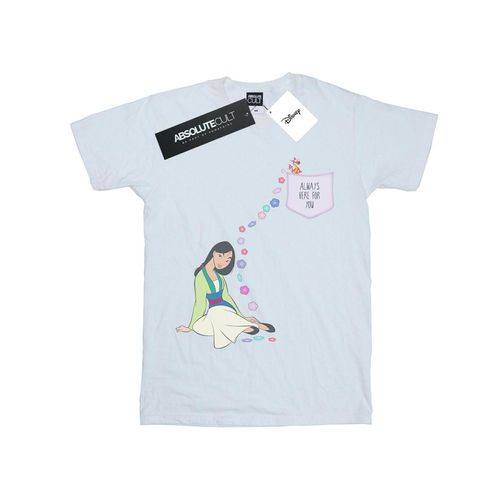 Disney - "Mulan Always Here For You" T-Shirt für Damen (Weiß)
