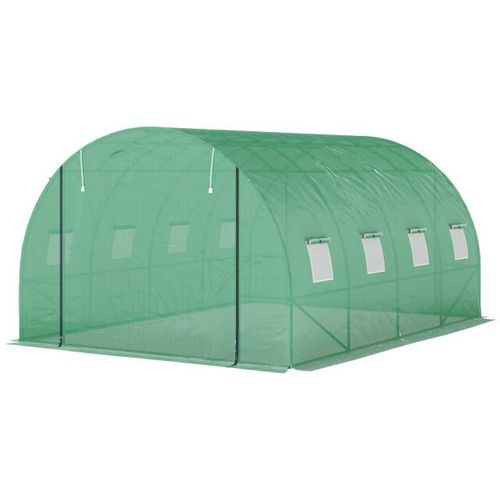 4goodz Foliekas 4x3x2 m tunnel inloopkas kweektent 8 ramen -
