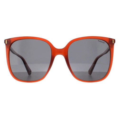 Polaroid Square Damen Orange Grau Polarisiert PLD 6218/S