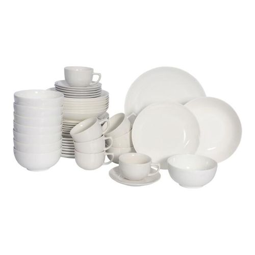 Luzzo ® cardiff serviesset 8 persoons 48 delig servies porselein