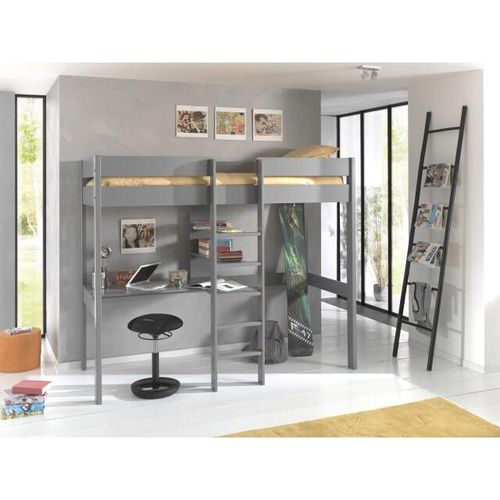 Lucevi pino hoogslaper + bureau 1400x200 cm -