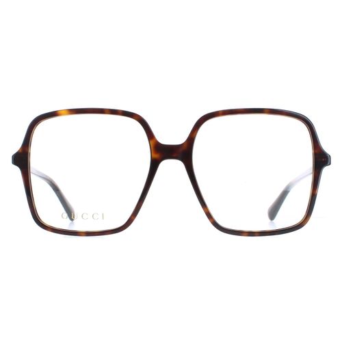Gucci Montures de lunettes GG1003O 002 Havane foncï¿½ femmes
