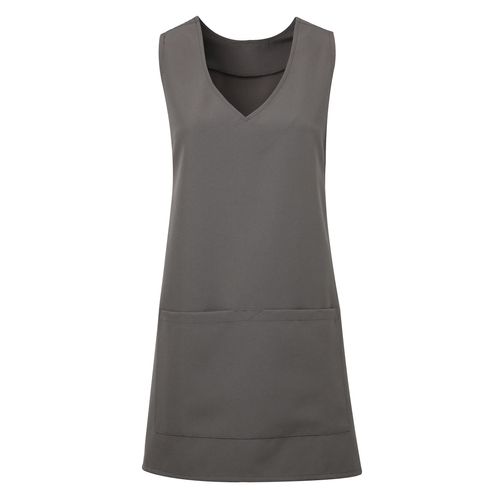 Premier Womens/Damen Wickel Tunic Schürze (Dunkelgrau)