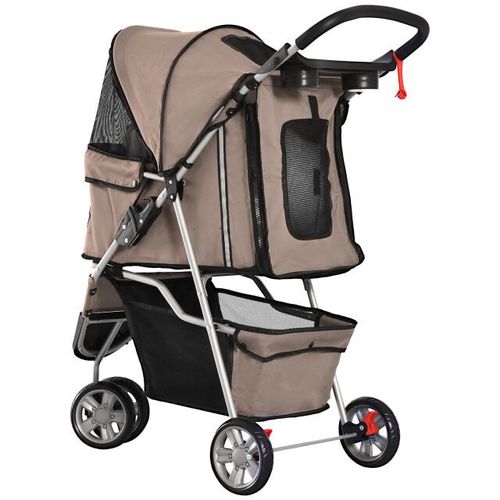 4goodz Luxe hondenkar hondenbuggy met verstelbare stuurhoogte -