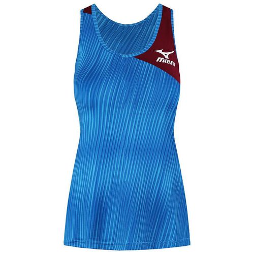 Mizuno verstärken Frauen mit dem blauen Tank Top der Frauen