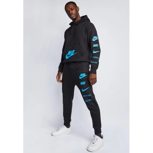 Nike Sportswear Standardausgabe Trainingsanzug mit Kapuze in Schwarz