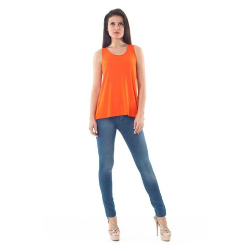 Ärmelloses Top mit Rückenausschnitt