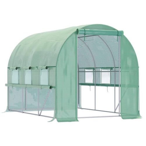 4goodz Foliekas 3x2x2 m tunnel inloopkas kweektent 6 ramen -