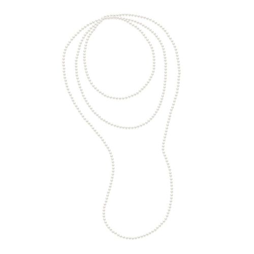 OPERA zoetwater parel White 4-5 mm lengte 160 cm