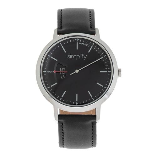 Vereenvoudig het 6500 horloge met leren band