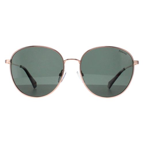 Polaroid Rund Unisex Gold Kupfer Grün Polarisiert PLD 6215/S/X
