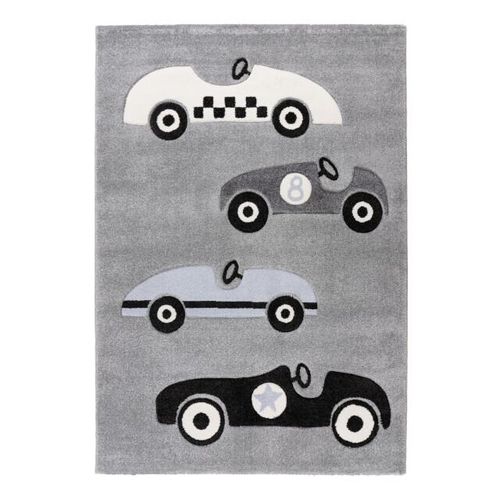 Muratap Kindervloerkleed happy cars – zacht vloerkleed – speelkleed voor kinderkamer –