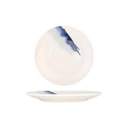 Bonna Dinerbord blue wave porselein 30 cm set van 6