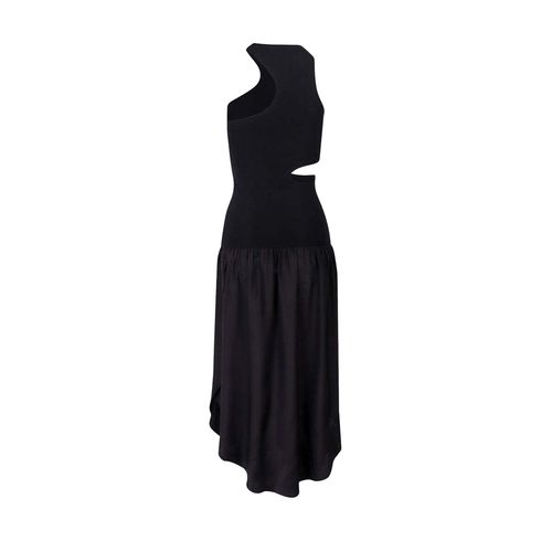 Stella Mccartney zijden maxi-jurk met uitsnijding
