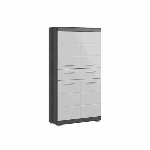 Furnilux Scout midi kast wit hoogglans mdf tz rook nb
