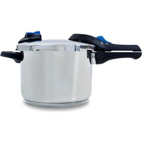 BK Cookware Bk snelkookpan met matte rvs afwerking 22cm 6l