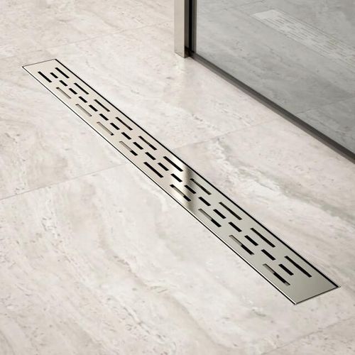 Mirlux Douchegoot 80cm standaard rooster rvs met flens