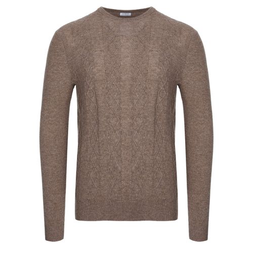 Malo Optimum kasjmier trui bruin