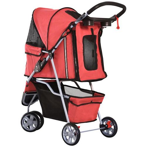 4goodz Luxe hondenkar hondenbuggy met verstelbare stuurhoogte -