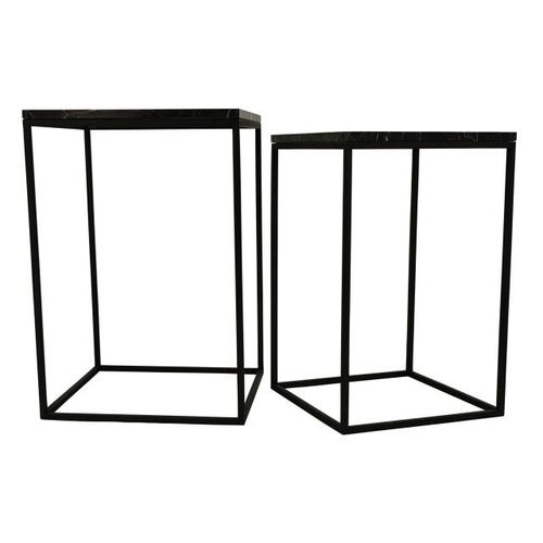 PTMD bijzettafel volos - 41x41x61cm set van 2
