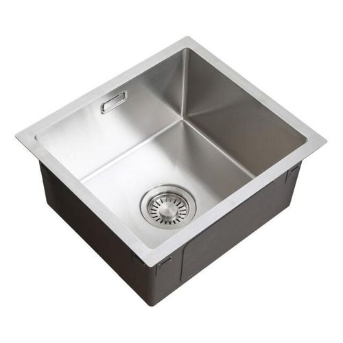 Vtw Living rvs spoelbak 34,5 x 34,5 cm inclusief aansluitset zonder