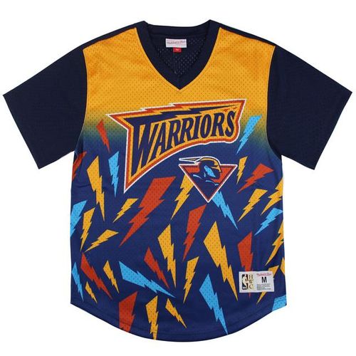 Mitchell & Ness Golden State Warriors Gewinne Shot Mesh Mens T-Shirt