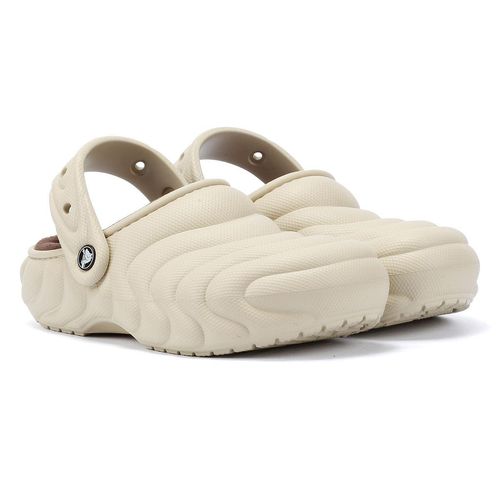 Crocs Classic Gefüttert Overpuff Damen Beige Clogs
