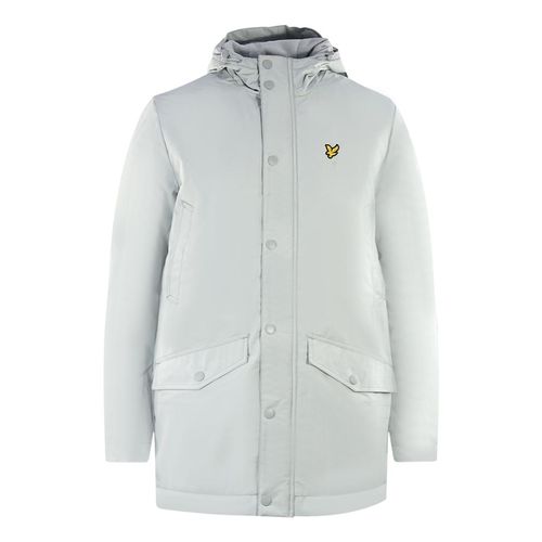 Lyle & Scott Technischer Parka Hellblaue Jacke