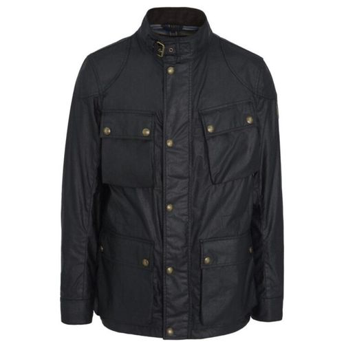 Belstaff Fieldmaster zwart gewaxt jack